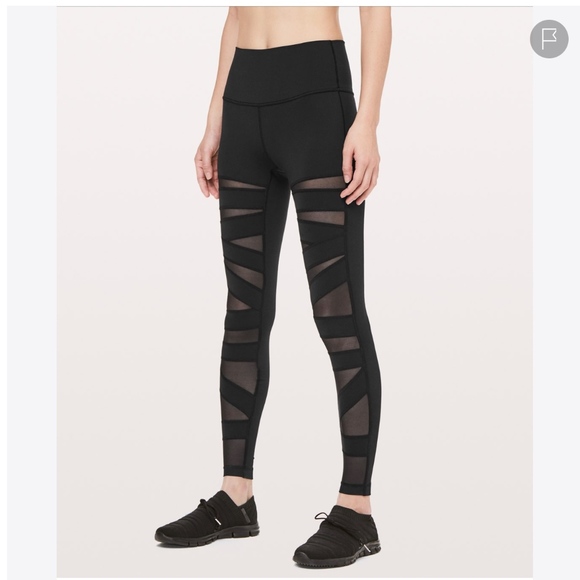 lululemon athletica Pants - Lululemon Wunder Under Tech Mesh Tights